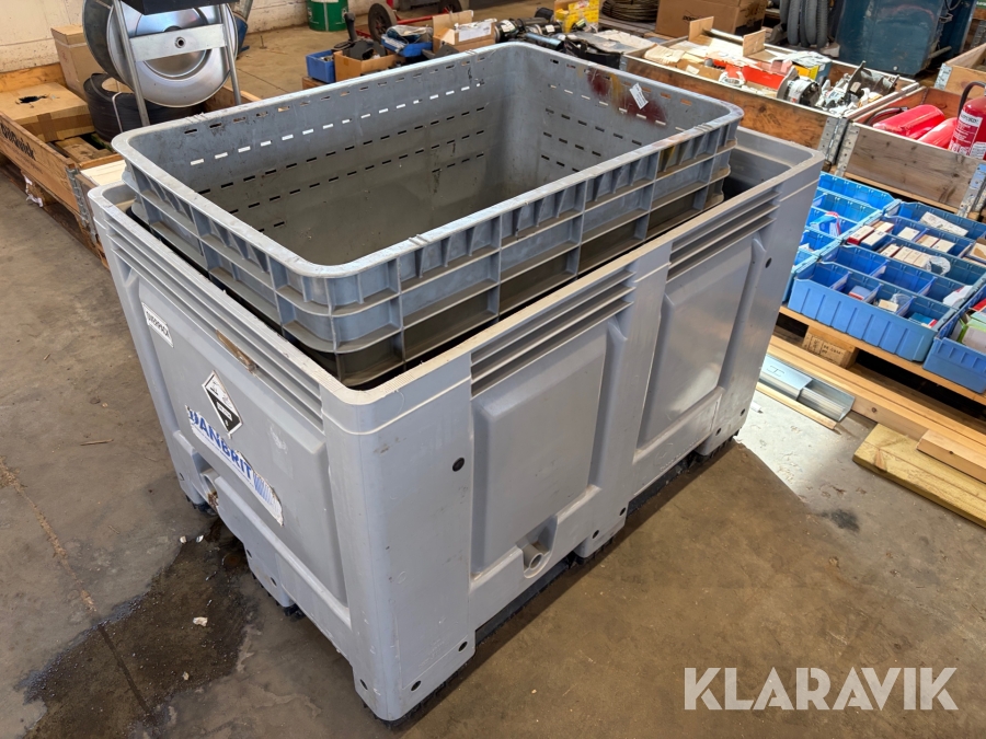 Plast kasser - 2 styk
