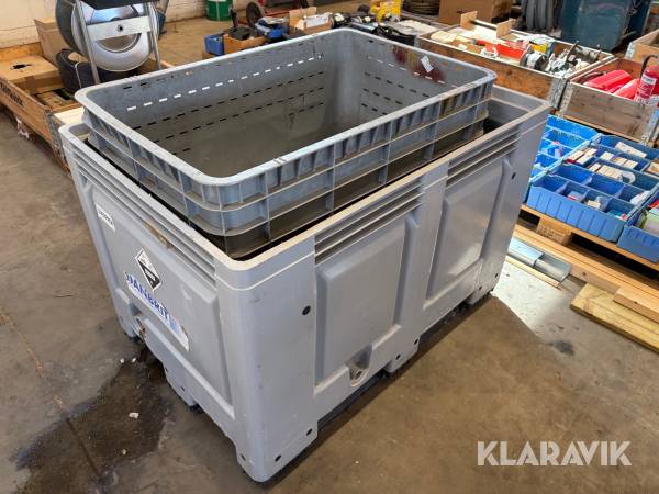 Plast kasser - 2 styk