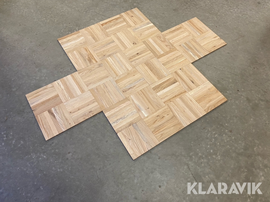 Trægulv Blindboden Mosaik egetræsgulv - 1 Palle = 177,12 m2