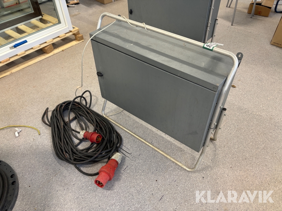 Byggepladstavle Eltécno UCGRM63-00-13309-11-EAT 63 A med kraftkabler