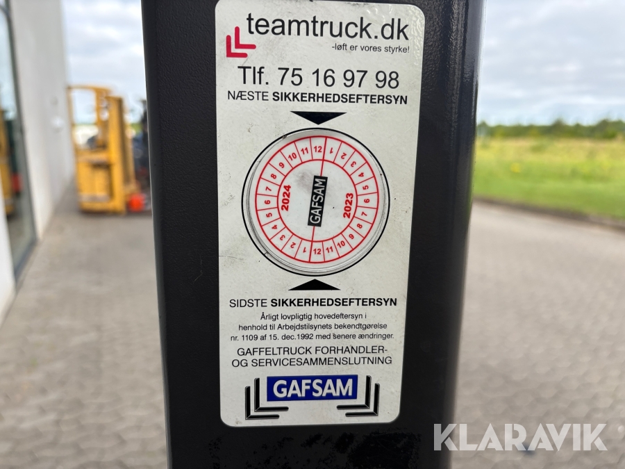 Truck / sideloader Atlet X/200 STFV SN 320 - med ekstra lange gaffler