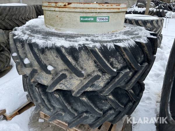 Tvillinghjul New Holland Baghjul med låse 2 styk 