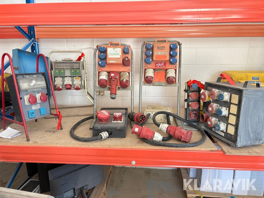 Eltavler assorteret 8 styk