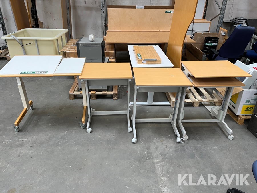 Borde SIS Tegnebord og pc borde 4 styk