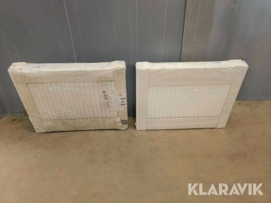 Radiatorer Hudevad dobbelt 2 styk