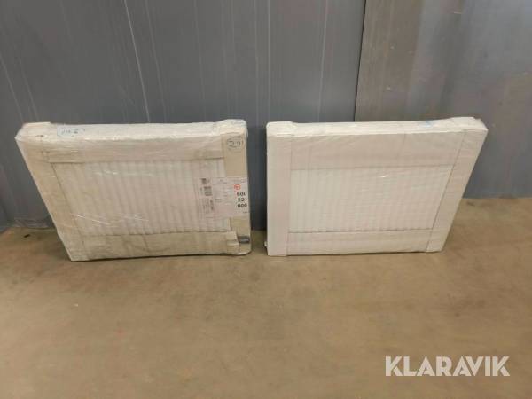 Radiatorer Hudevad dobbelt 2 styk