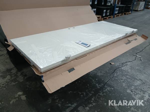 Dørblad Swedoor klimadør højre hvidmalet BD30/35dB 205 