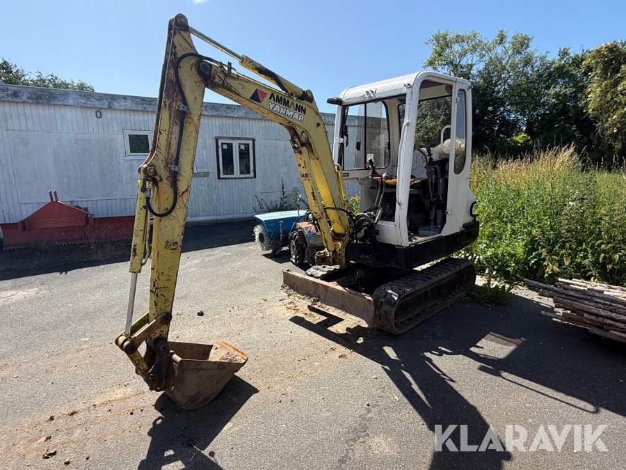Gravemaskine Ammann Yanmar med skovlpakke