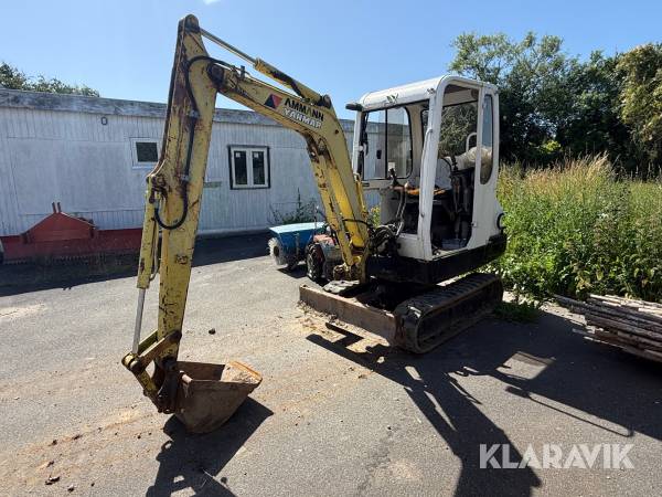 Gravemaskine Ammann Yanmar med skovlpakke