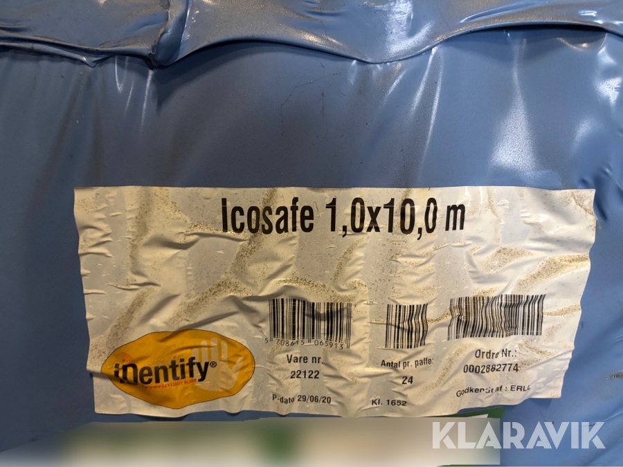 Icopal Icosafe isoleringsruller 55 løse ruller Icopal Icosafe 1,0 × 10,0 m