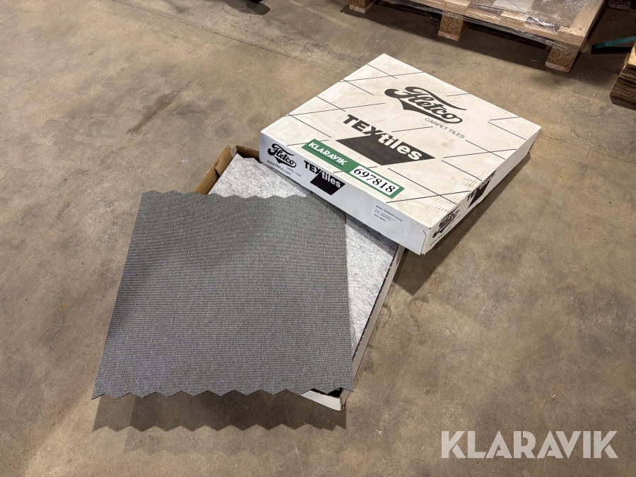 Tæppefliser Fletco Zigzag 74 kasser - 370m2