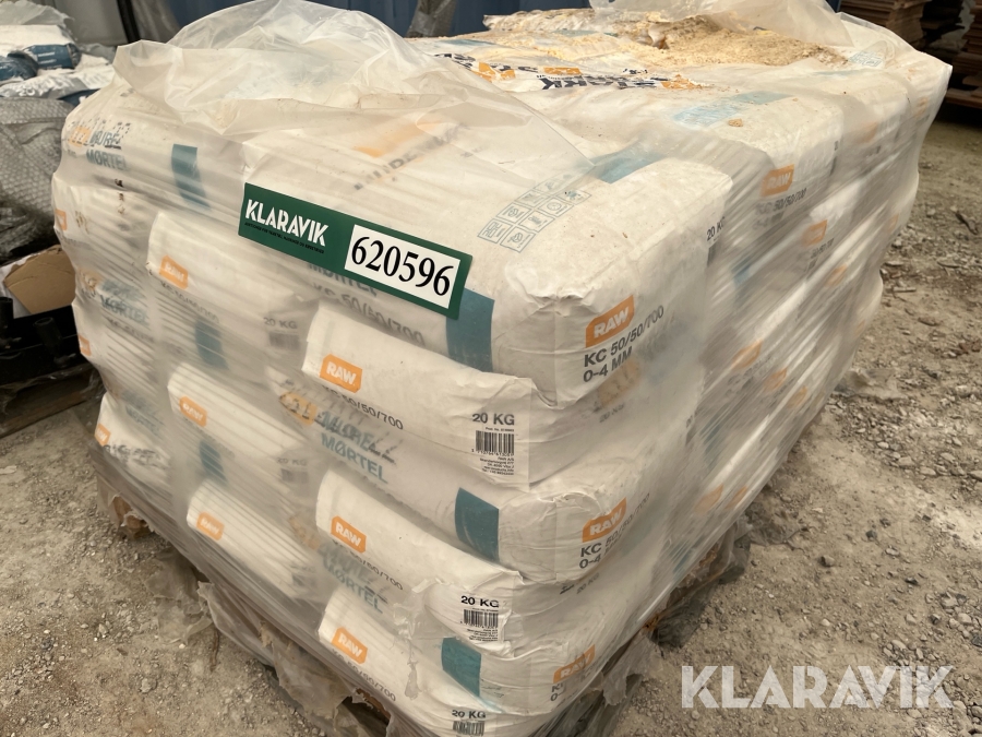 Mørtel RAW KC50/50/700 44 poser af 20kg