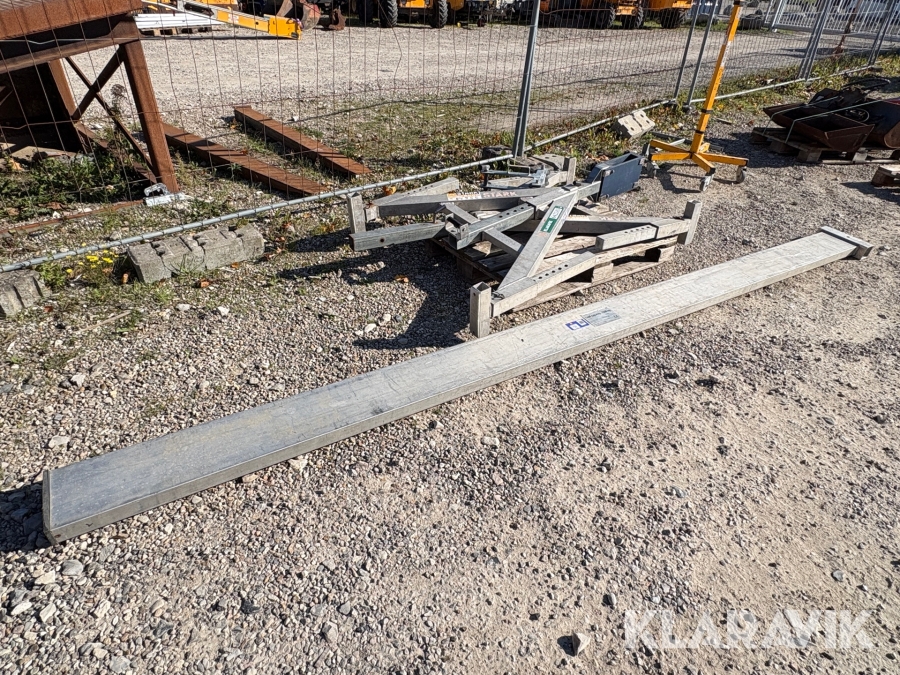 Løbekat Fyns Kran Udstyr 1500 kg med ben uden talje