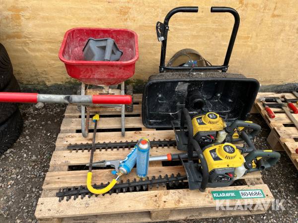 Diverse havemaskiner