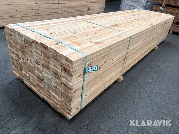 Brædder Fyr Seksta - 38x125x3600 mm - 120 styks