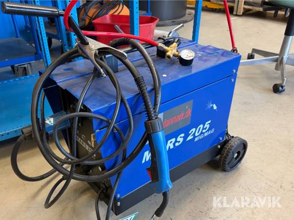 Svejsemaskine Primus Danmark Mars 205 MIG/MAG 230 V – 185 A