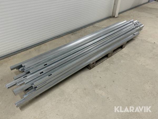 Stål lægter til gips, 88 styk