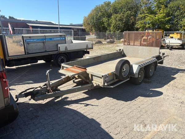 Maskintrailer Ifor Williams 3500 kg. GP 126 GM