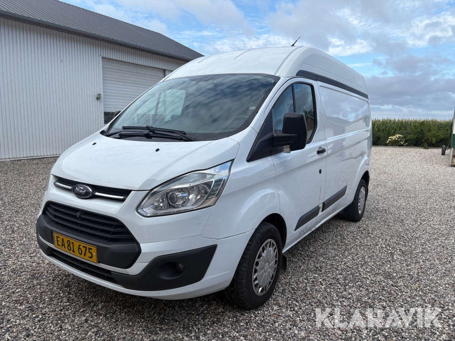Kassebil Ford Transit Custom 2.2 TDCi 125 hk 330 L2 med forhjulstræk