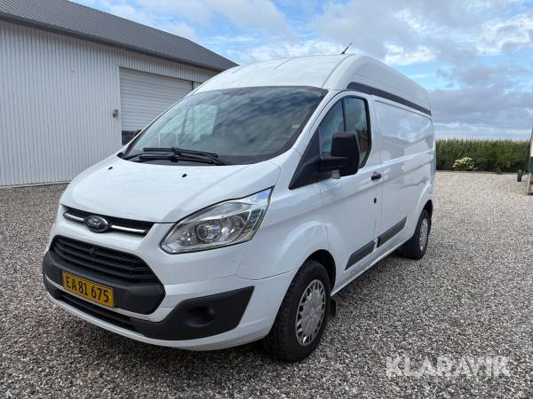 Kassebil Ford Transit Custom 2.2 TDCi 125 hk 330 L2 med forhjulstræk