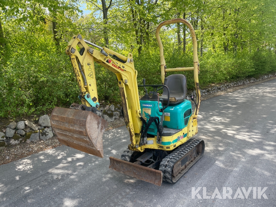 Gravemaskine Yanmar SV-08-1 med skovle