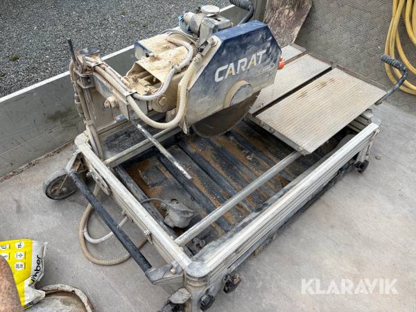 Stenskæremaskine Carat T-3510 med vandkøling, laser og 3 nye diamantklinger