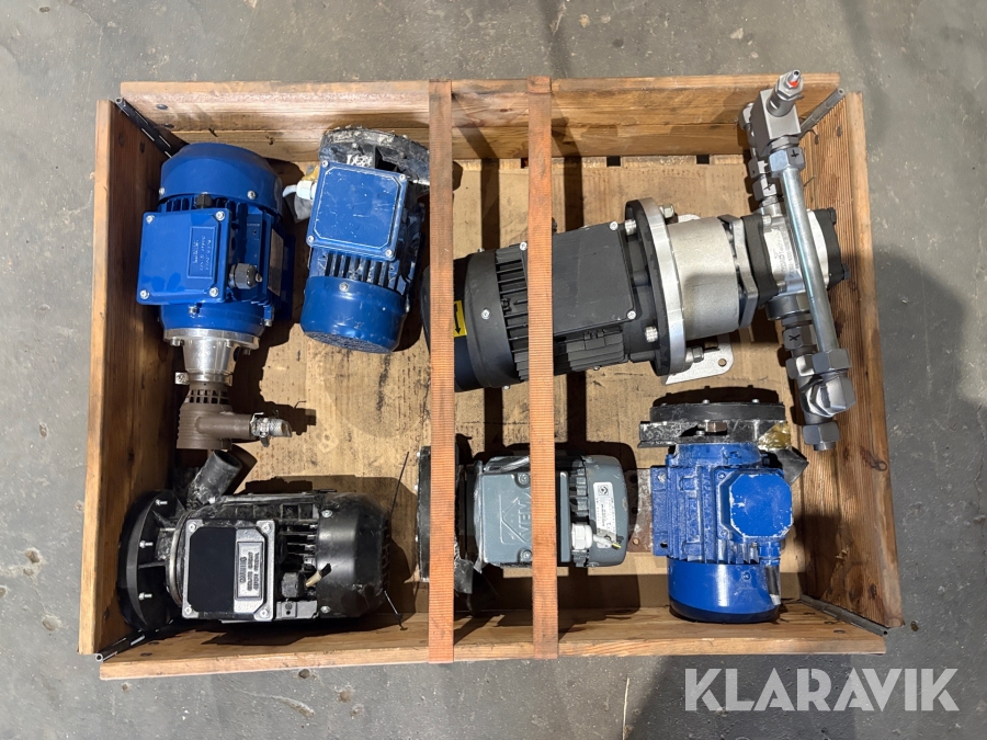 Elektriske motorer 6 styk