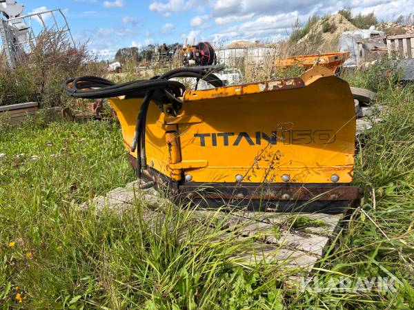Hydraulisk sneplov Stiga Titan 150 / VPLS 15