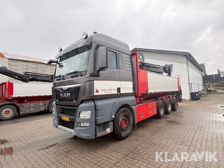 Kranbil MAN TG 35. 8X4-4-BL