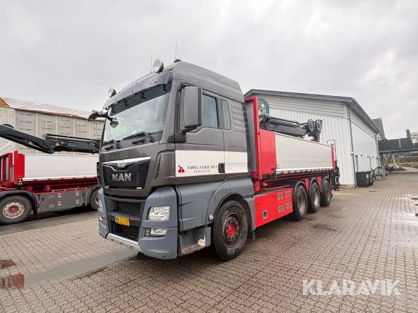 Kranbil MAN TG 35. 8X4-4-BL