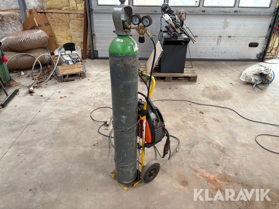 Svejsemaskine Kemppi MinarcMig Evo 200 med vogn