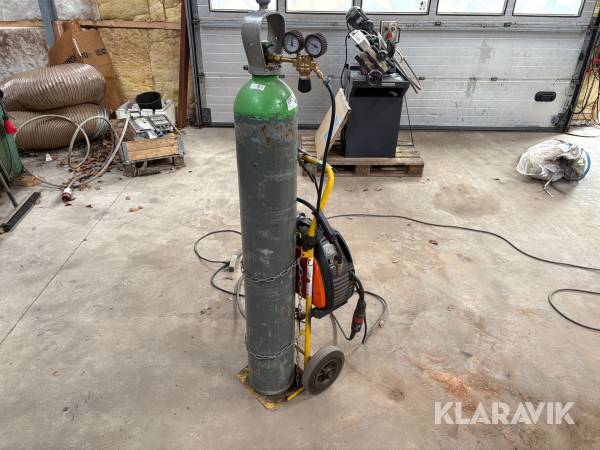 Svejsemaskine Kemppi MinarcMig Evo 200 med vogn