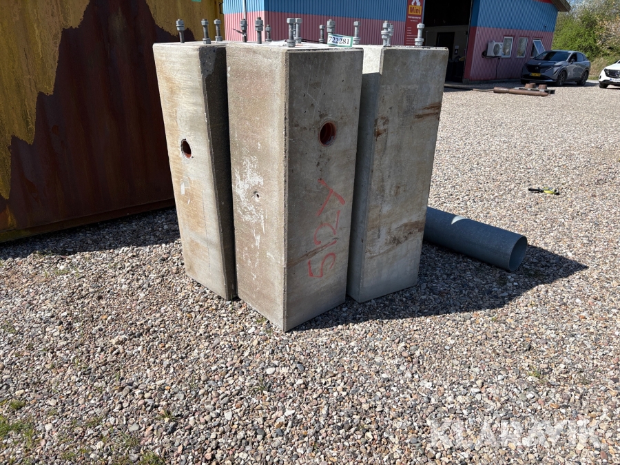 Fundamenter til elmaster DAV E-40 5 enheder