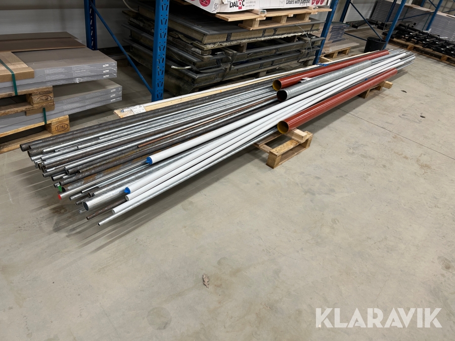 Installations og PVC rør ca 50 styk