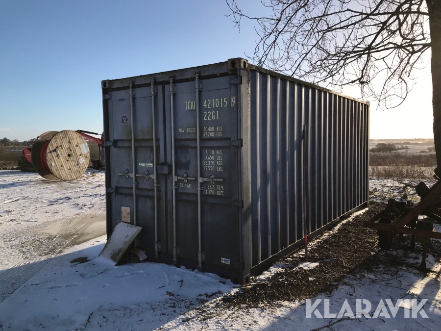 20 fod isoleret container