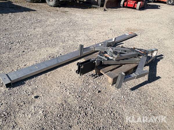 Løbekat Fyns Kran Udstyr 1500 kg med ben uden talje