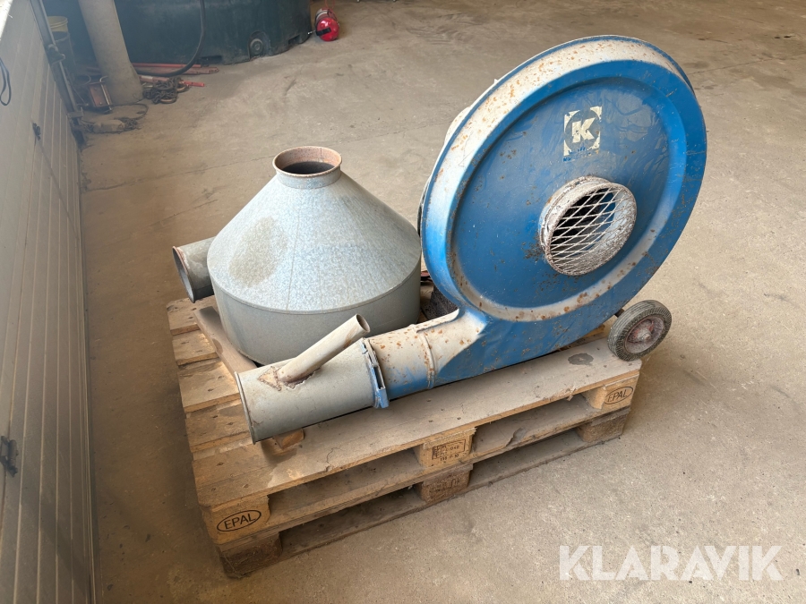 Industriblæser / centrifugalventilator Kongskilde