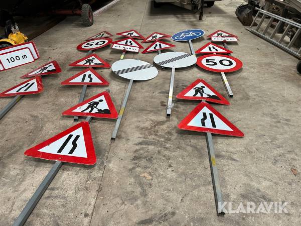 Vejskilte diverse 42 forskellige