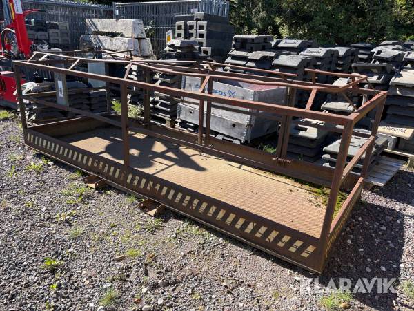 Redskabskurv 350cm bredde