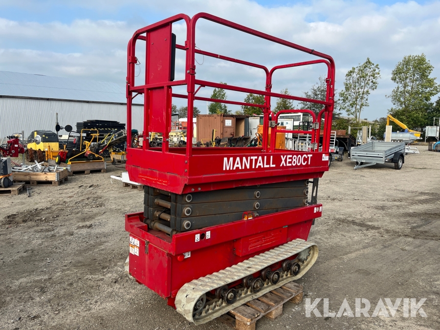 Bælte-saxlift Mantall XE80CT Reparationsobjekt