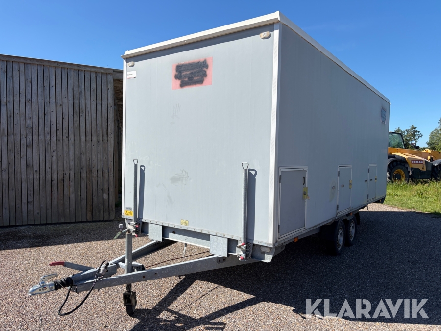 Badmobil Scanvogn 1500kg med bremser 3 rum
