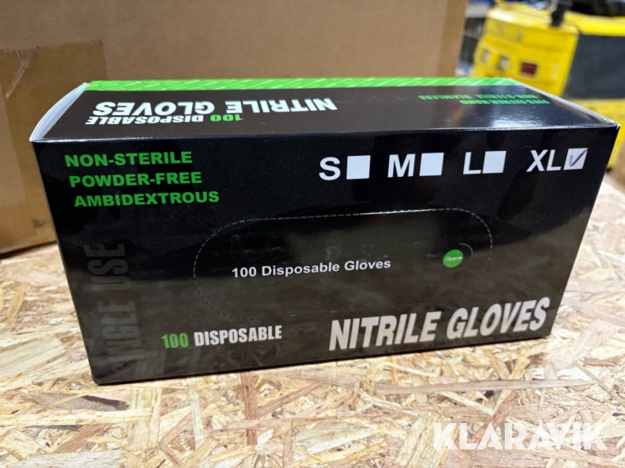 Nitrilhandsker tykke størrelse L og XL 20 kasser af hver