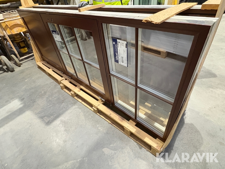 Hoveddør Idealcombi 105x302 cm 4 lags - træ/alu - 1 styk