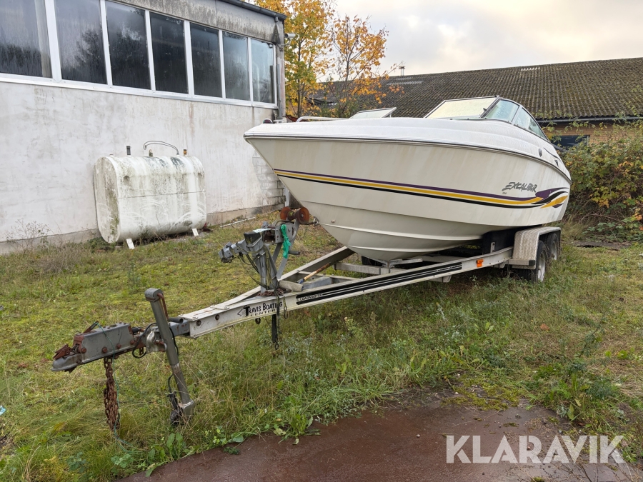 Speedbåd med bådsvogn Wellcraft 23 Excalibur Sport med MerCruiser 7,4 MPI V8