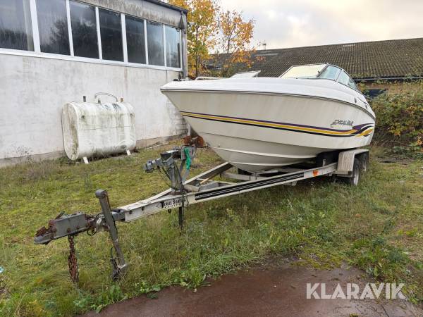 Speedbåd med bådsvogn Wellcraft 23 Excalibur Sport med MerCruiser 7,4 MPI V8