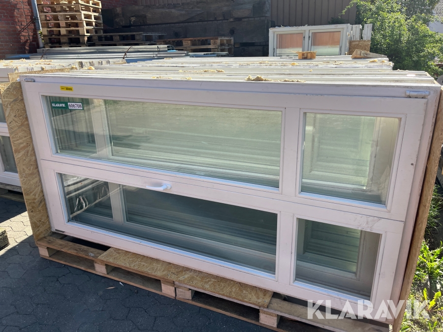 Dobbelt Terrassedør med Karm 6 styk