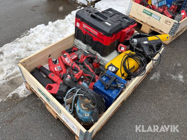 Assorteret håndværktøj - 1 palle