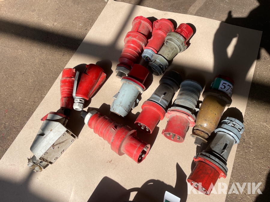 Kraftstik Mennekes 63 og 32 amp 11 styk