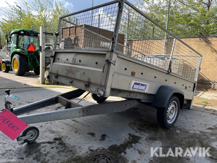 Vippe Trailer Variant 750kg med højt gitter