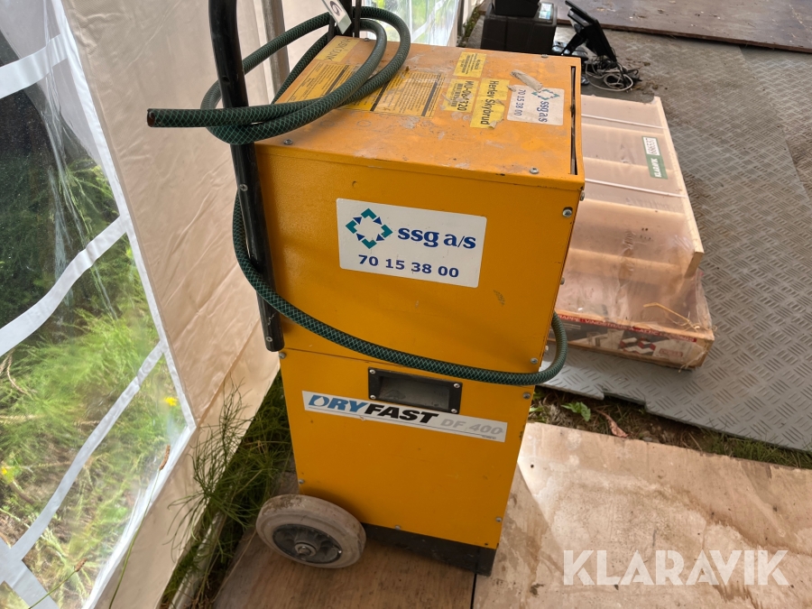 Affugter Dryfast Df400, Frederikssund, Klaravik auktioner